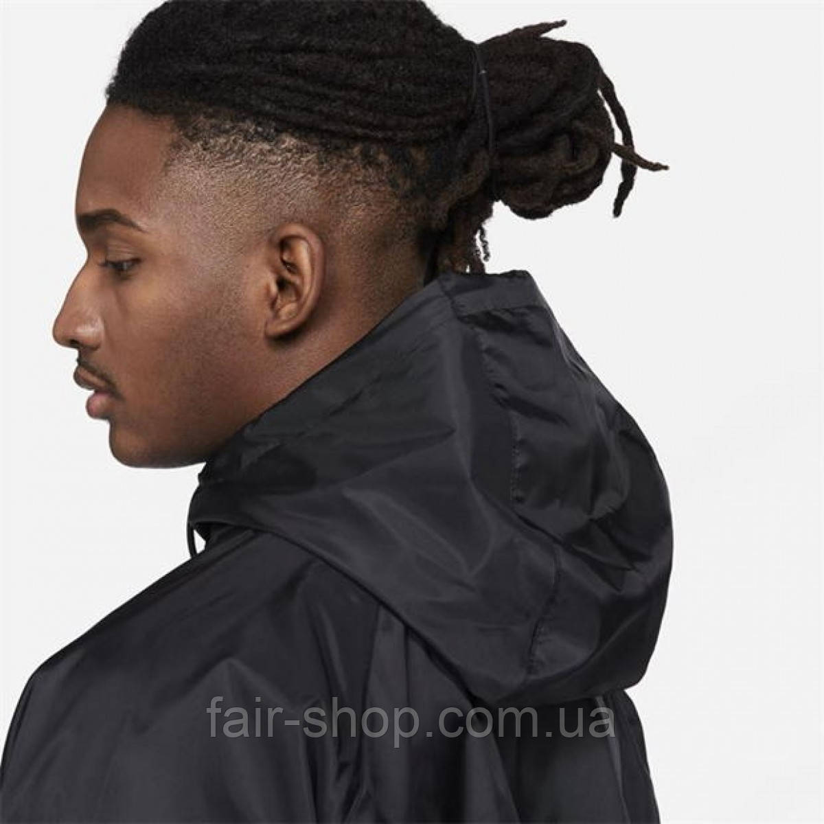 Nike windrunner men's black sales