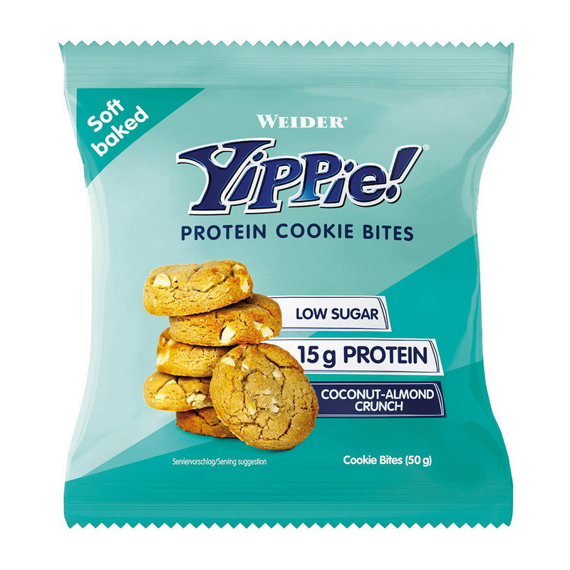 Купить Протеиновое печенье Weider Yippie! Protein Cookie Bites 50 g
