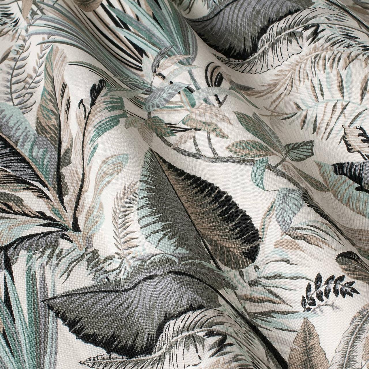 Ткань для Штор и Скатертей с Тефлоновой Пропиткой Тропические Листья ...