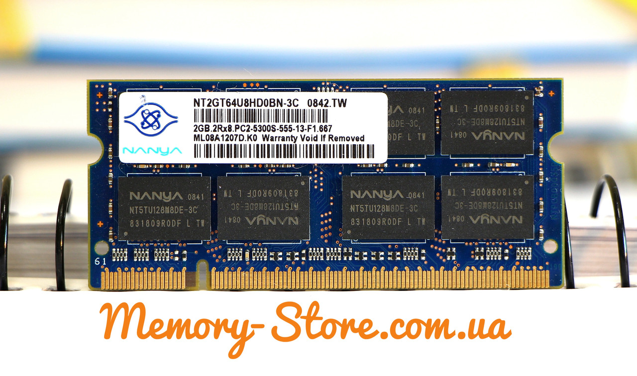 Оперативна пам'ять для ноутбука MIX Brand DDR2 Sodimm 2GB PC2-5300S