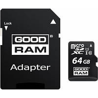 Micro SDXC 64Gb Goodram Class 10 з адаптером