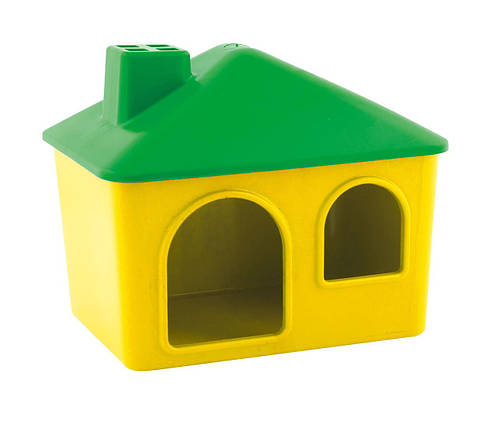 Дім для хом'яка пластиковий 13 x 10 x 7,5 см, фото 1