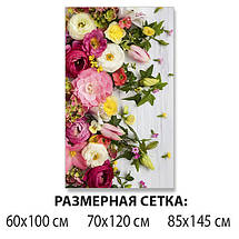 Наклейка на стіл Квіти, плівка, що самоклеїться 60 х 100 см, фото 5