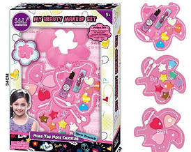 Дитяча Косметика в коробці тіні, помада, блиск, рум'яна, лак для нігтів, 21668