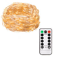 Гірлянда на батарейках Springos 4.9 м 50 LED Pilot CL0105 Warm White