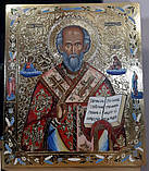 Ікона писана Святого Миколая Чудотворця (Святитель Миколай, архієпископ Мир Лікійських, чудотворець), фото 2