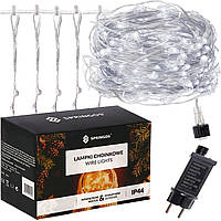 Гірлянда водоспад (штора) Springos 2 x 2 м 400 LED CL0098 Cold White
