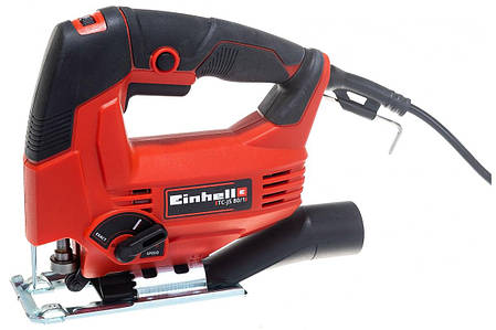 Професійний електричний ручний лобзик (електролобзик) Einhell TC-JS 80/1 : 550 Вт, 3000 об/хв, глибина різу 80мм (4321145), фото 1