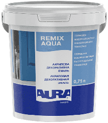 Акрилова емаль Aura Luxpro Remix Aqua біла глянсова 0.75л