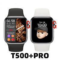 Смарт часы T500 + Pro Watch 6 series Белые (Smart Watch) Умные часы Фитнес браслет