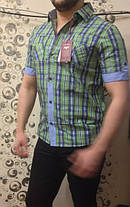 Літні чоловічі сорочки з коротким рукавом, фото 2