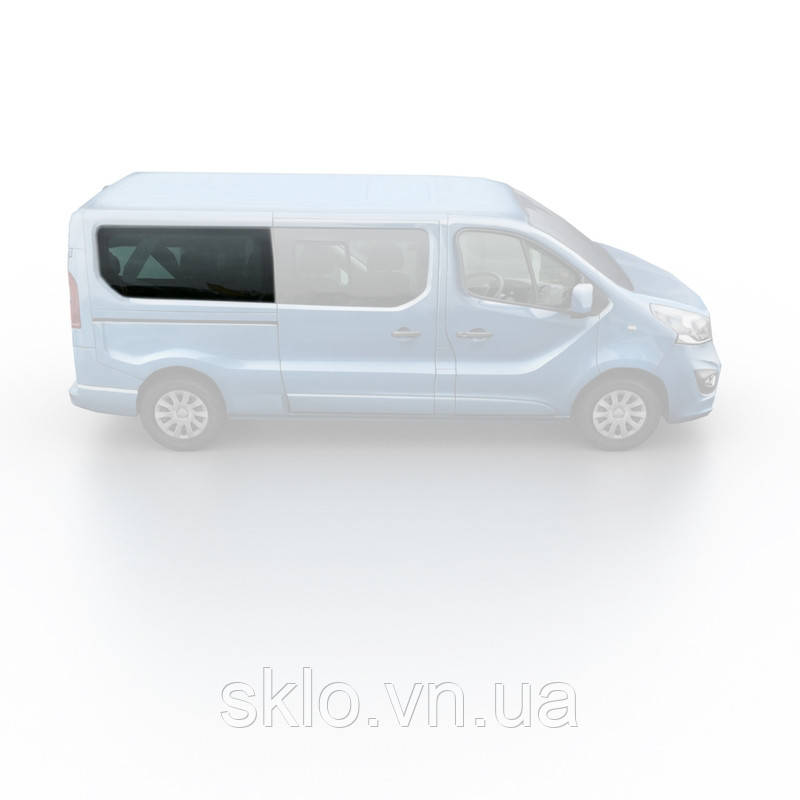 Бокове скло Opel Vivaro (2014-2019) Заднє салонне Праве на Довгу базу (Опель Віваро)