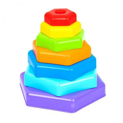 Іграшка "Райдужна пірамідка"