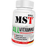 Вітамінний комплекс MST All Vitamins 60 таблеток, фото 3