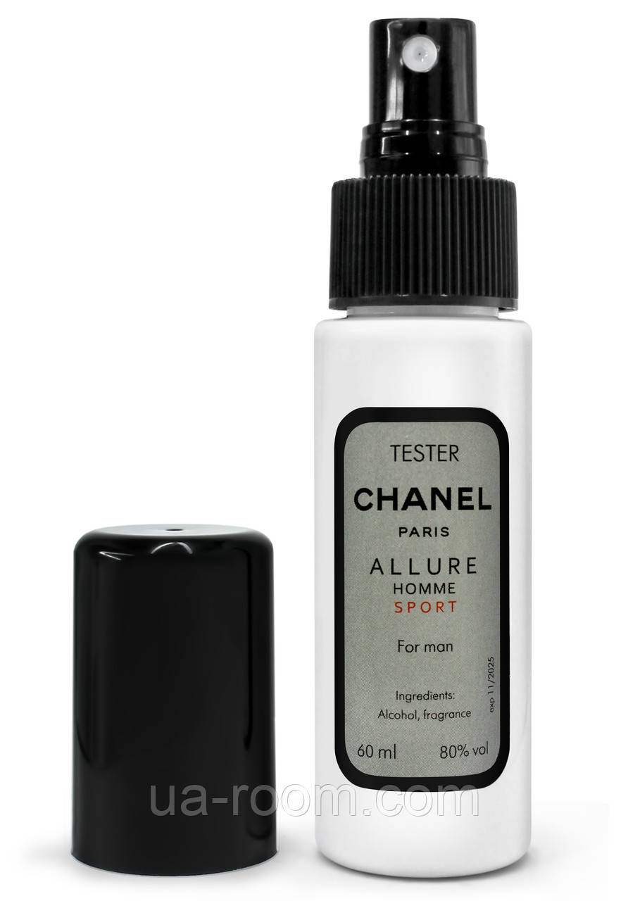 Тестер чоловічий Chanel Allure Homme Sport, 60 мл K-306, фото 1