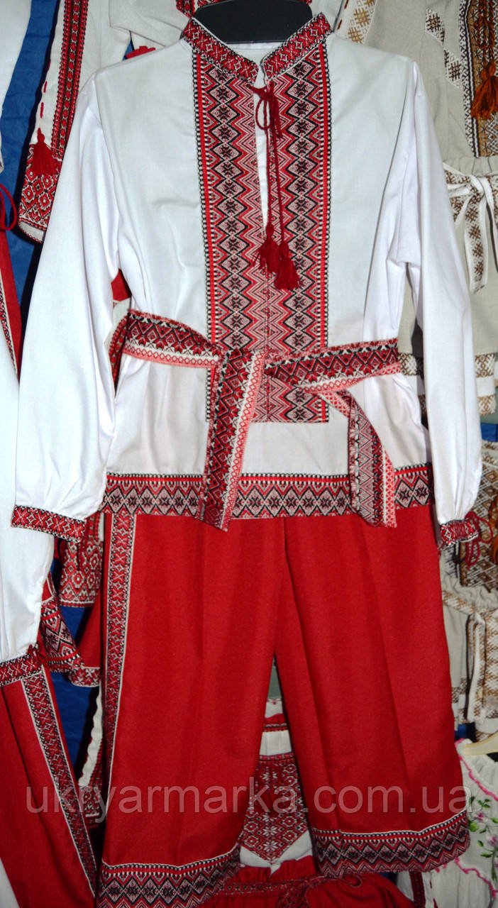 Вишитий костюм для хлопчика "Дзвони"