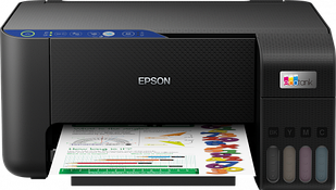 БФП струменевий Epson EcoTank L3251 Wi-Fi з фарбами, принтер, сканер, копір