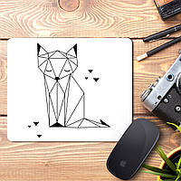 Килимок для миші з принтом "Лисиця"