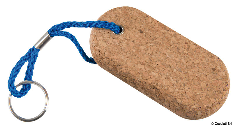 Брелок плаваючий з коркового матеріалу OSCULATI Cork floating keyring oval shape (35.841.30), фото 1