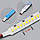 Світлодіодна стрічка LEDTech smd 2835 240led/м 12v ip20 білий (6000К) преміум на синьому термоскотче, фото 7