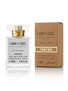 Тестер 60ml Gold для жінок Carolina Herrera Good Girl Velvet Fatale