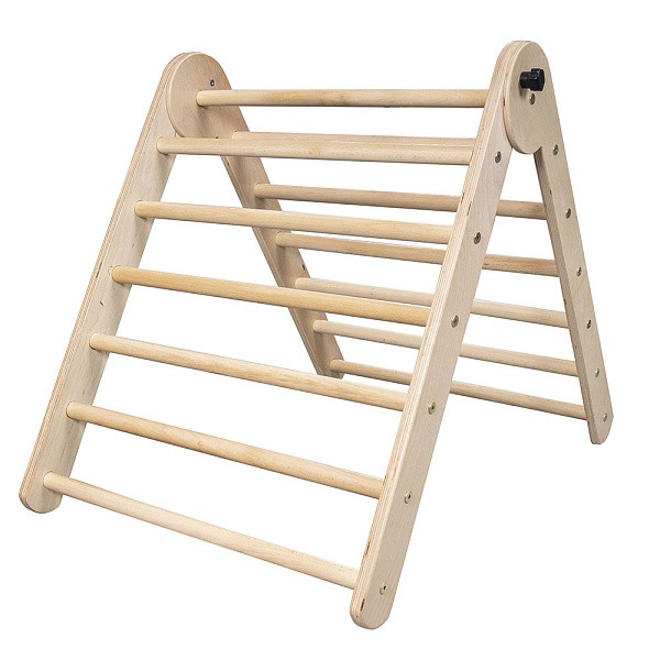 Трикутник пиклера від 2 місяців дерево сосна/бук, покриття Лак 65 см (ТМ SportBaby)