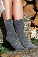 Термо-носки теплые женские SHATO из ангоры 040 Angora Line darc grey