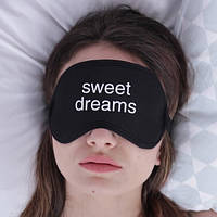 Маска для сну (на очі) з принтом "Sweet dreams"