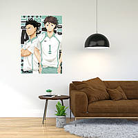 Плакат-постер з принтом "Haikyuu - Волейбол (спортивна манга  аніме) 19"     A2