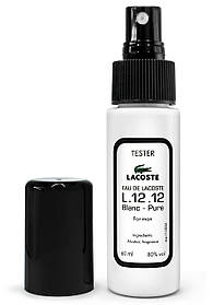 Тестер чоловічий Lacoste eau de lacoste L.12.12 Blanc - Pure, 60 мл K-325
