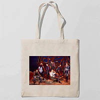 Еко-сумка, шоппер з принтом повсякденна ATEEZ