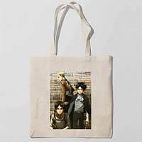 Еко-сумка, шоппер з принтом повсякденна Attack on Titan - Вторгнення титанів