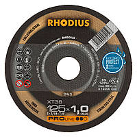 Круг отрезной RHODIUS XT38 ProLine 125*1*22 сталь/нержавеющая сталь (204621)