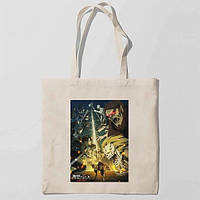 Еко-сумка, шоппер з принтом повсякденна Attack on Titan - Вторгнення титанів 10