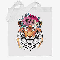 Еко-сумка, шоппер з принтом повсякденне З Новим роком