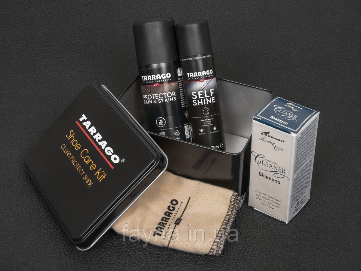 Набір для догляду за взуттям Tarrago Shoe Care Metal Box, фото 1