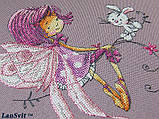 Набір для вишивки хрестиком ЛанСвит "Лілова настрій" Д-024, фото 2