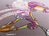 Набір для вишивки хрестиком ЛанСвит "Лілова настрій" Д-024, фото 6