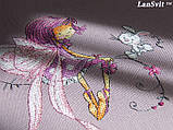 Набір для вишивки хрестиком ЛанСвит "Лілова настрій" Д-024, фото 7