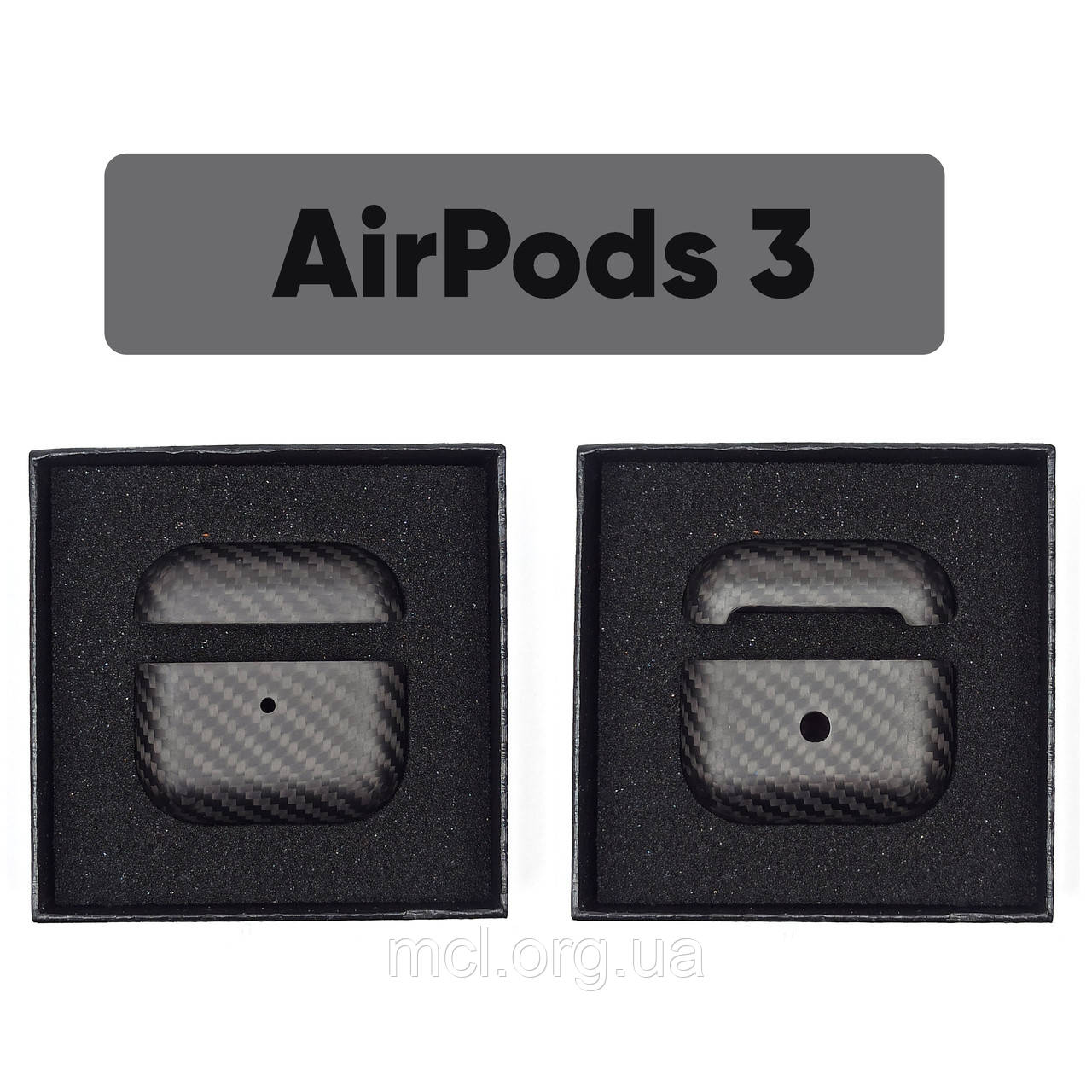 Карбоновий чохол для Apple AirPods 3 Karbon case