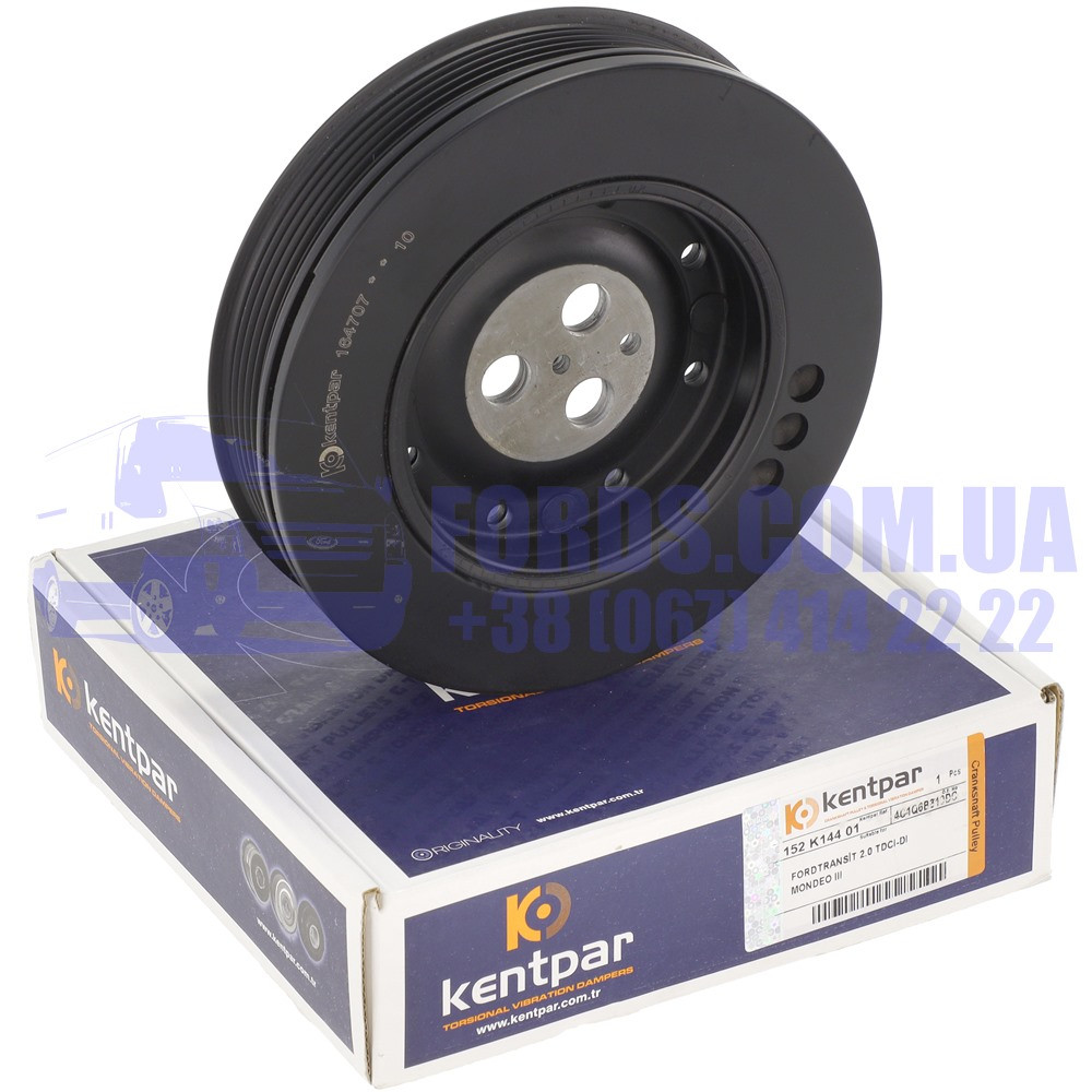 Шків коленвала FORD TRANSIT/MONDEO 2000-2006 (2.0 TDCI/2.2 TDCI) KENTPAR