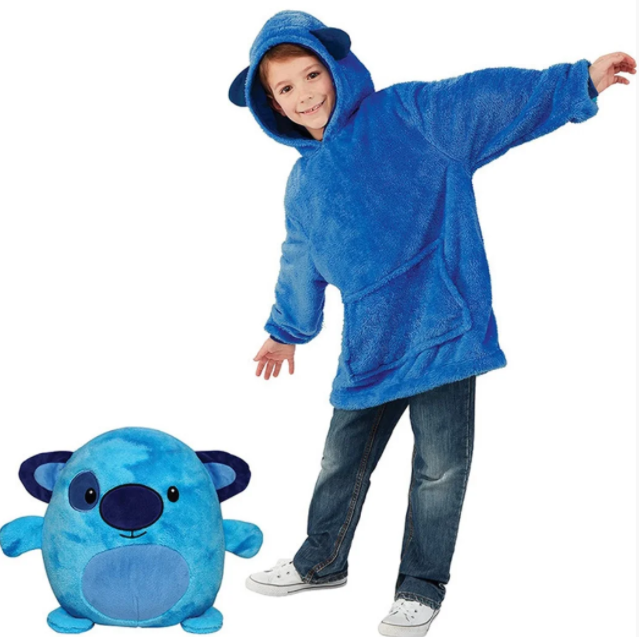 Детская толстовка-игрушка Huggle Pets Ultra Plus Hoodie -Синяя