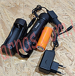 Ліхтарик акумуляторний світлодіодний Bailong BL-T9-P50, zoom, ак.26650, фото 4