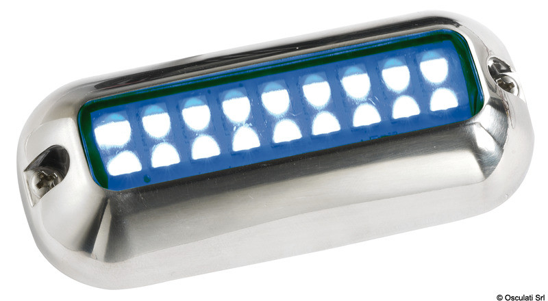 Підводне світло LED для човна Osculati IP68 3,6W 74Lm 5700K СИНІЙ (13.640.02), фото 1