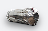 Труба під каміння (економайзер) з нержавіючої сталі 110 мм AISI 304, фото 2