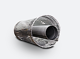 Труба під каміння (економайзер) з нержавіючої сталі 110 мм AISI 304, фото 3