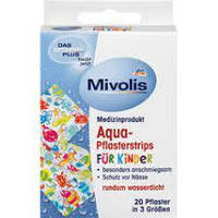 Mivolis Aqua-Pflasterstrips Аква Пластирі для дітей, водонепроникні, 20 шт