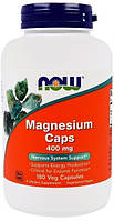 Магній Now Foods — Magnesium Caps 400 мг (180 капсул)