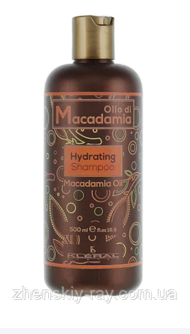 Зволожувальний шампунь з олією макадамії Kleral System Olio Di Macadamia Hidrating Shampoo 500 мл, фото 1