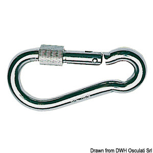 Карабіни з неіржавкої сталі з нарізною муфтою, фото 1